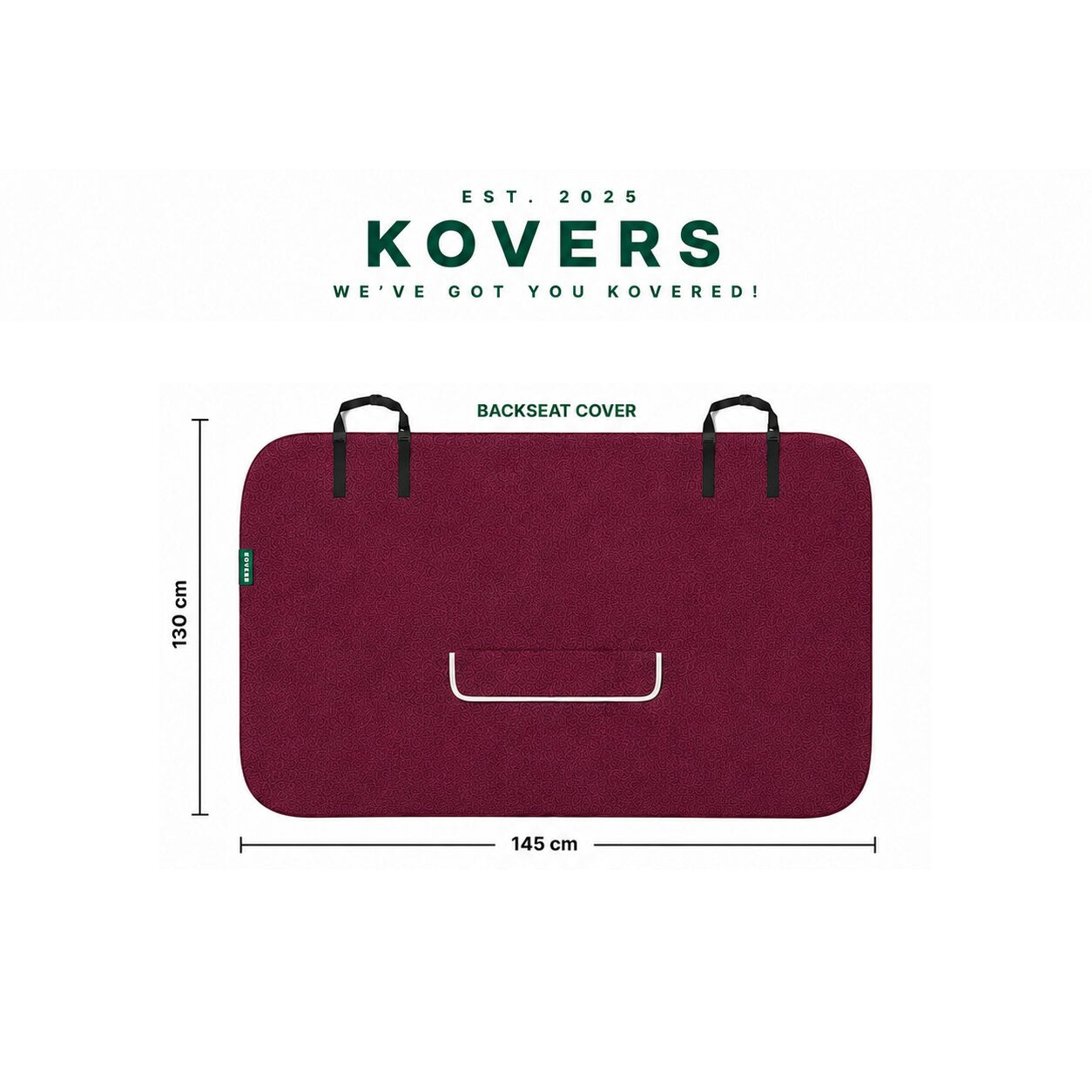 Kovers Rear Bench - Royal Berry