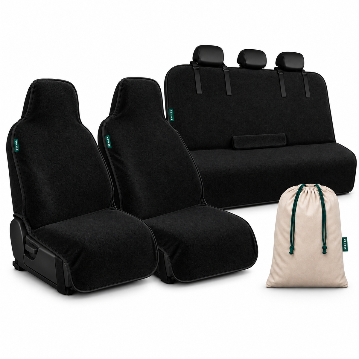 2 Kovers 360 Covers + Rear Bench Cover